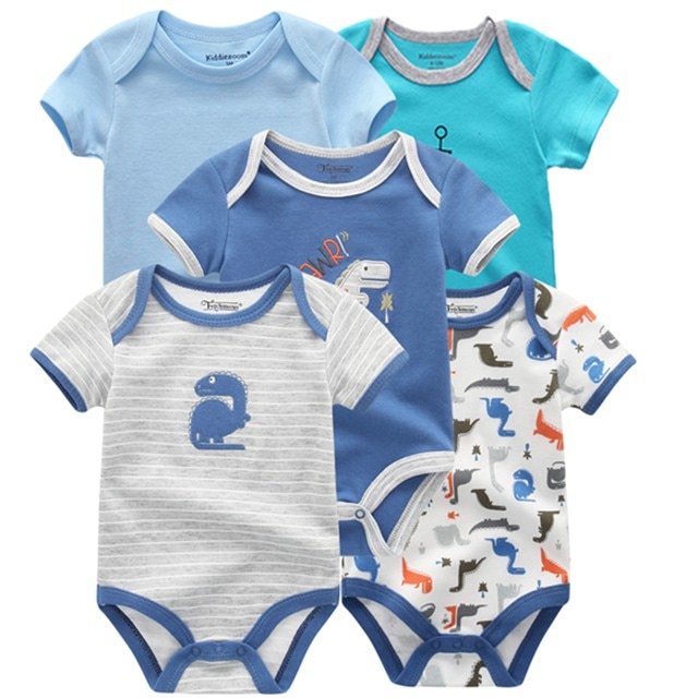 Baby Jumpsuit Daily Onesies Set (Set of 5)